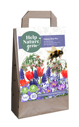 Sīpolpuķu maisījums Help Nature Grow - Happy Bee Mix