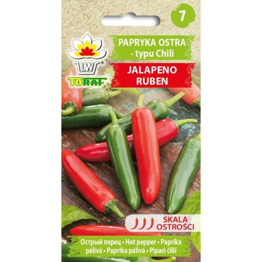 Pipari JALAPENO RUBEN čili 0.5g (PASE UZ PACIŅAS)