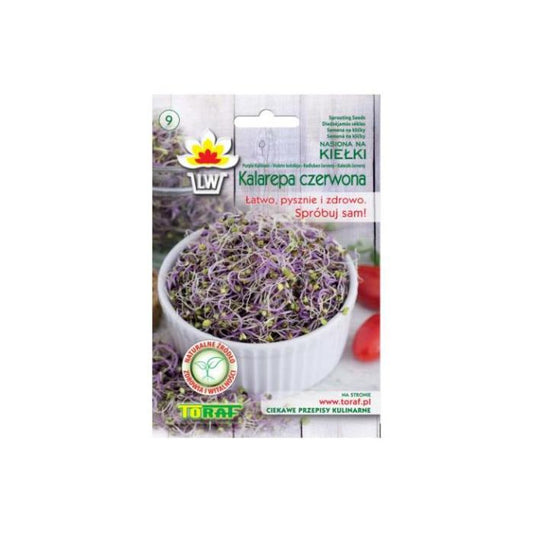 Diedzējamās sēklas kolrābji violeti 10g