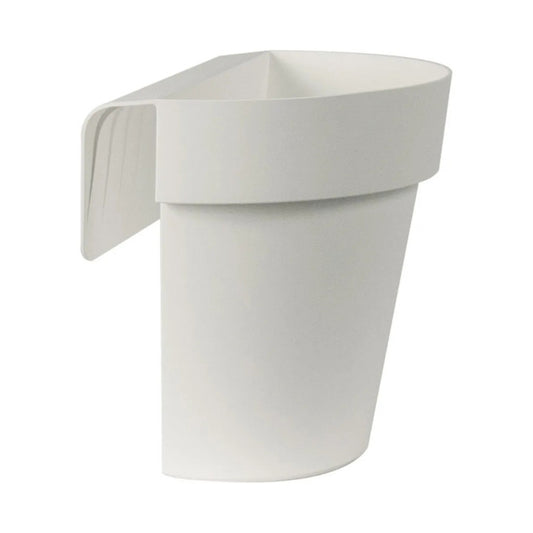 Puķu pods UP balts 25cm