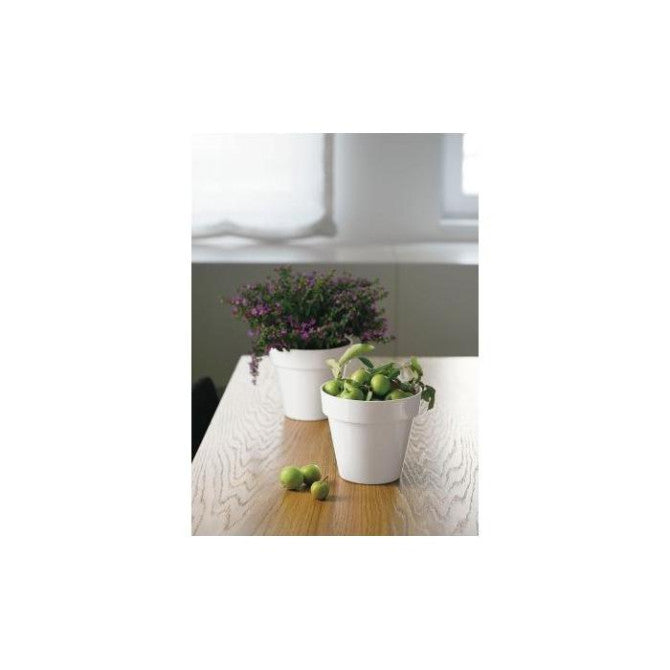 Puķu pods MITU Balts 18cm