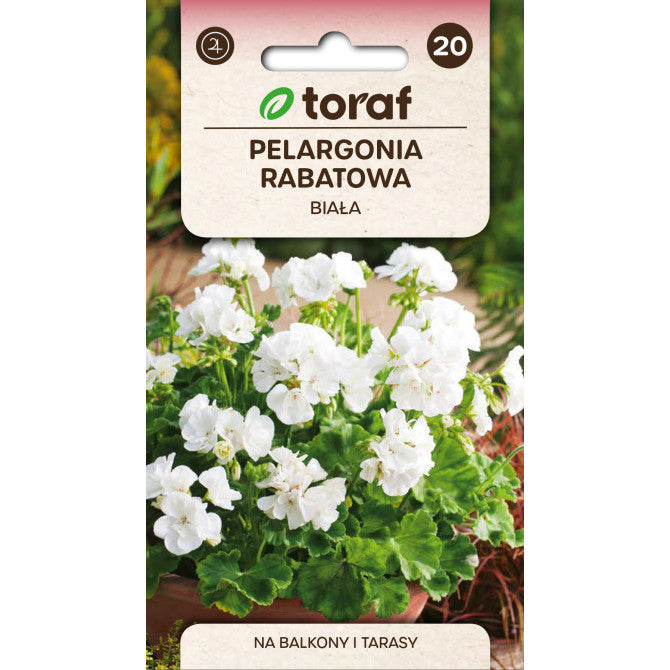 Pelargonijas zonālās baltas 0.05g