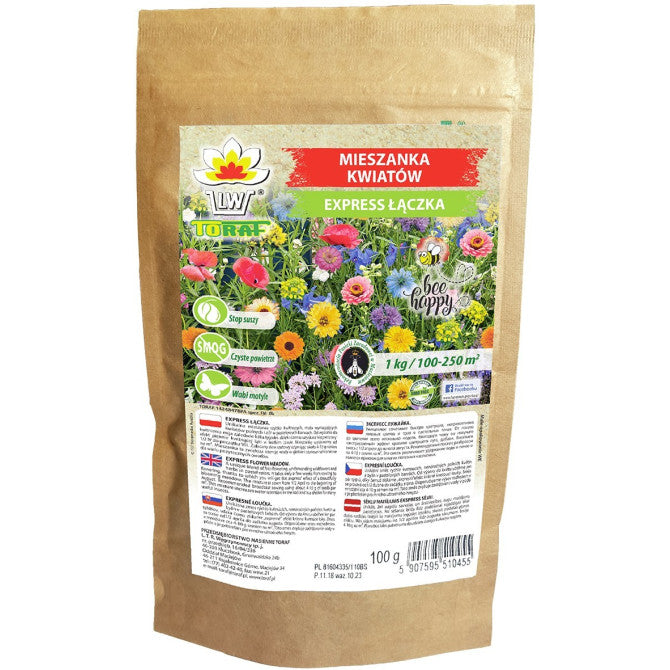 PAKA Ekspress puķu pļava-sēklu maisījums ar strauju augšanas tipu 1kg PL201604335/35EM1