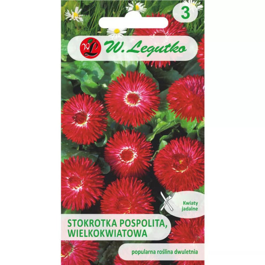 Mārpuķītes lielziedu GRACJA sarkanas 0.1g PL/930/12/210/4143A