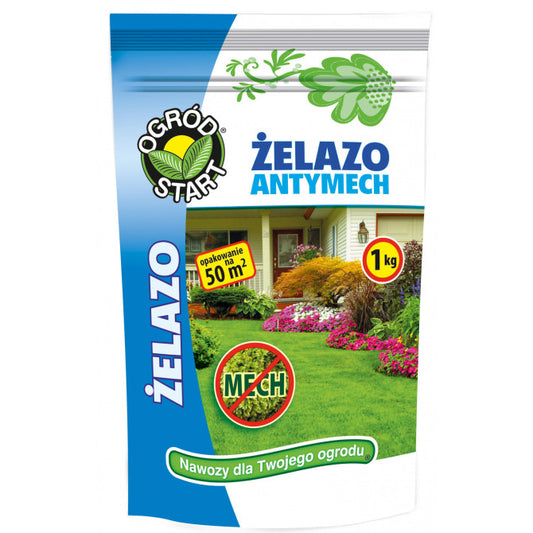 1kg mēslojums DZELZS PRET SŪNU Fe17% (Dzelzs sulfāts)
