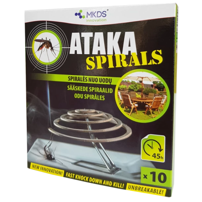 ATAKA SPIRĀLES odu un kukaiņu apkarošanai