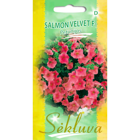 PETŪNIJAS Salmon Velvet F1, 10 sēklas S.N.10370