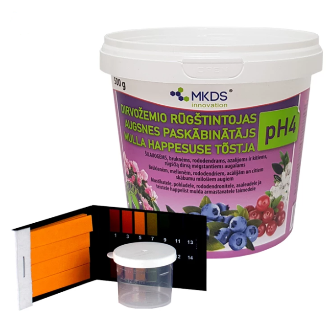 Mini Laboratorija pH4 augsnes paskābinātājs 500g