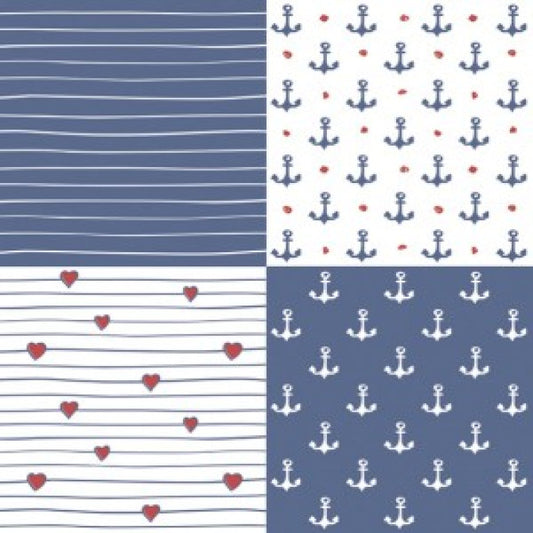 Salvetes Marine Squares 1pac