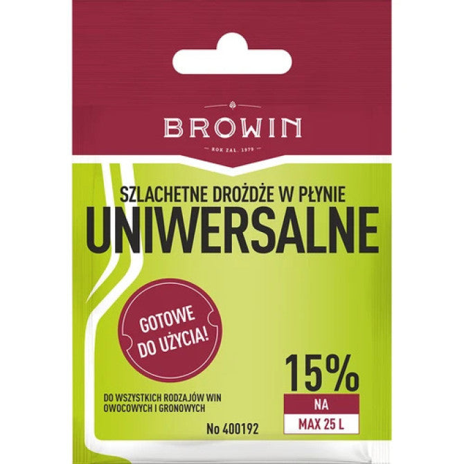 Vīna raugs šķidrais universālais - 20 ml uz 25L