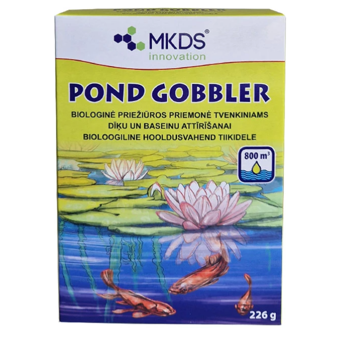 POND GOBBLER baktērijas baseinu, dīķu ūdens attīrīšanai 226g