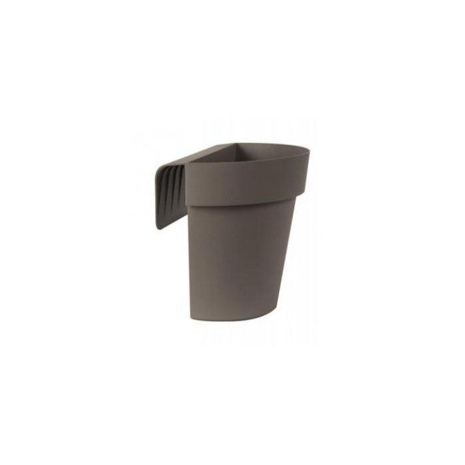 Puķu pods UP tumši pelēks 25cm