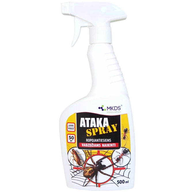 ATAKA SPRAY 500ml līdzeklis rāpojošiem kukaiņiem