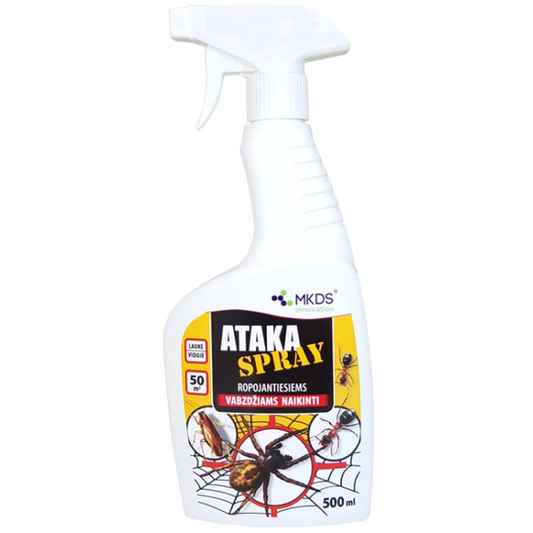 ATAKA SPRAY 500ml līdzeklis rāpojošiem kukaiņiem
