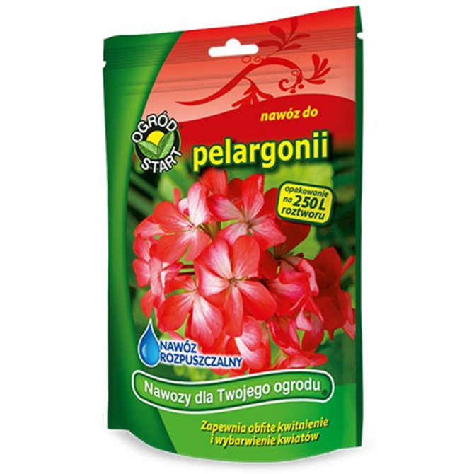ŠĶĪSTOŠAIS 250g mēslojums PELARGONIJĀM