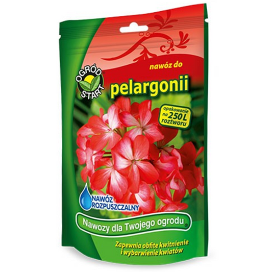 ŠĶĪSTOŠAIS 250g mēslojums PELARGONIJĀM