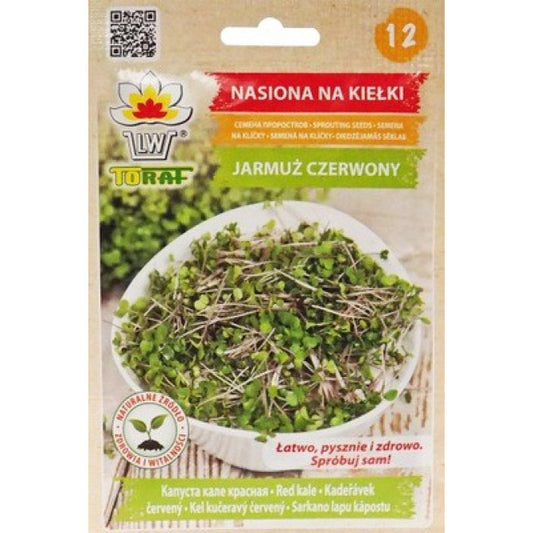 Diedzējamās sēklas Sarkano lapu kāposti 10g