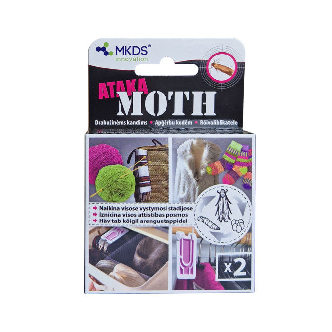 Ataka MOTH apģērbu kodēm 2gb