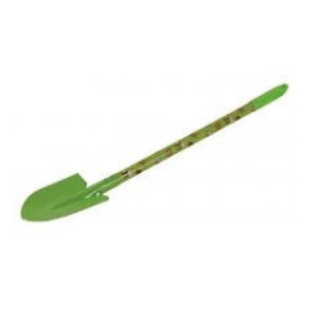 Metāla lāpstiņa JUNIOR ar koka kātu (PVC pārklājums)