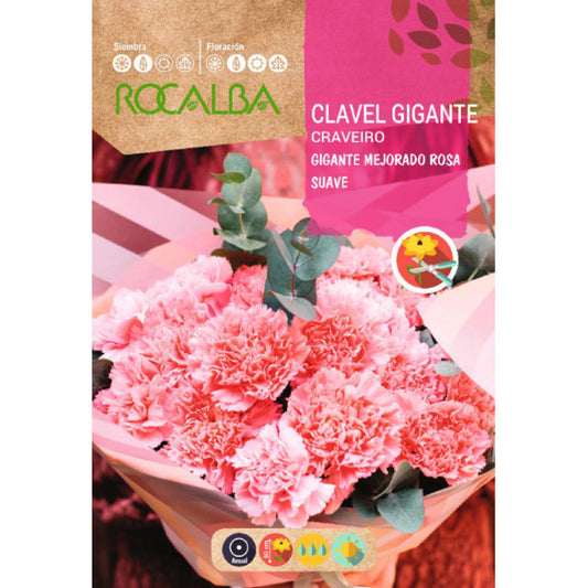 Neļķes gaiši rozā 1g