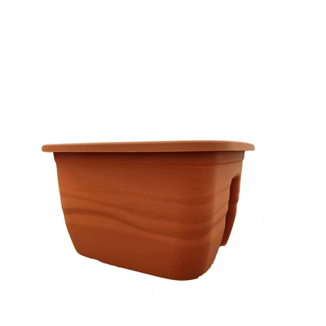Balkona kaste divpusēja Teka 35cm terakota