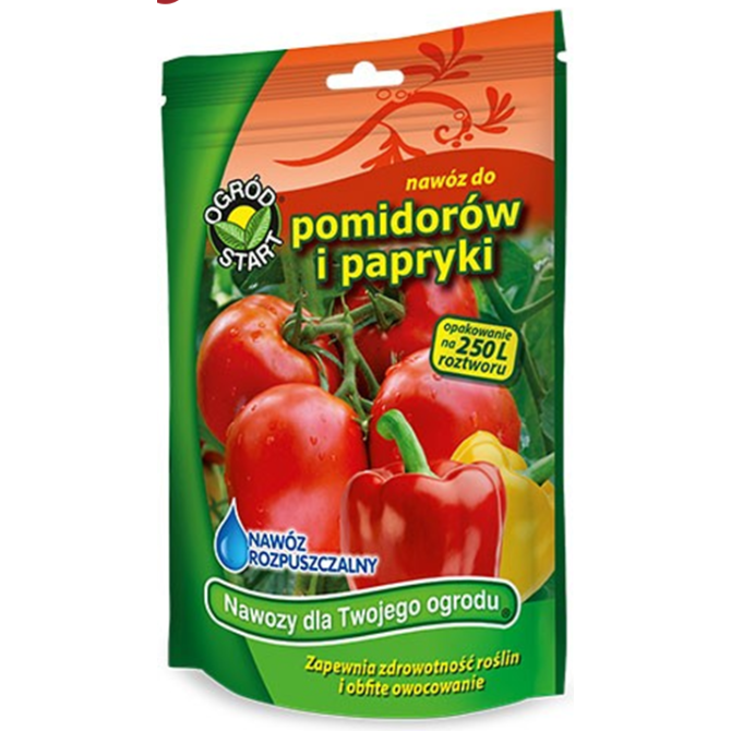 ŠĶĪSTOŠAIS 250g mēslojums TOMĀTIEM UN PAPRIKAI NPK 12-12-25+ mikro