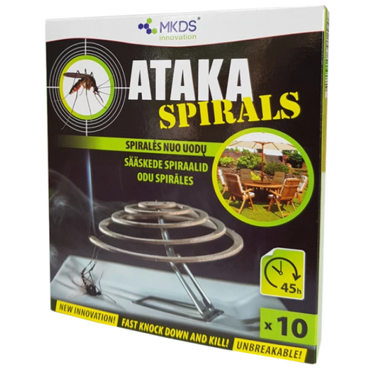 ATAKA SPIRĀLES odu un kukaiņu apkarošanai