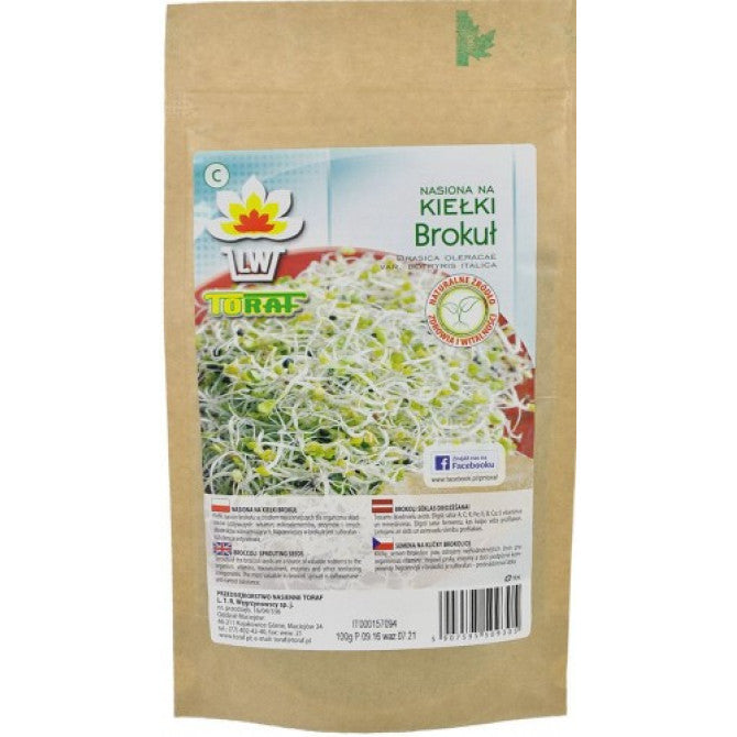 PAKA Diedzējamās sēklas BROKOĻI 100g IT45965CIN06M;IT51168CIN06M