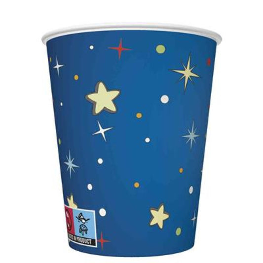 Papīra glāzes raķetes 250ml 8gab