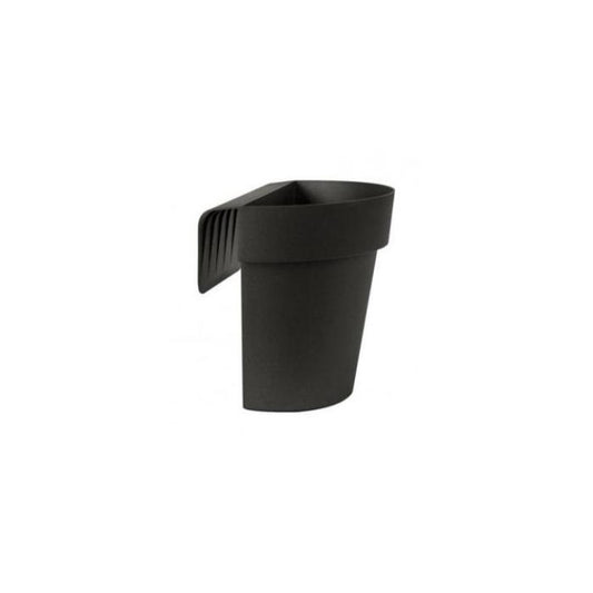 Puķu pods UP antracīta krāsā 25cm