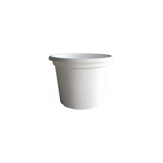 Puķu pods GEO balts 50cm