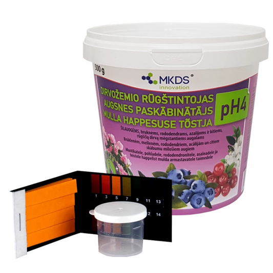 Mini Laboratorija pH4 augsnes paskābinātājs 500g