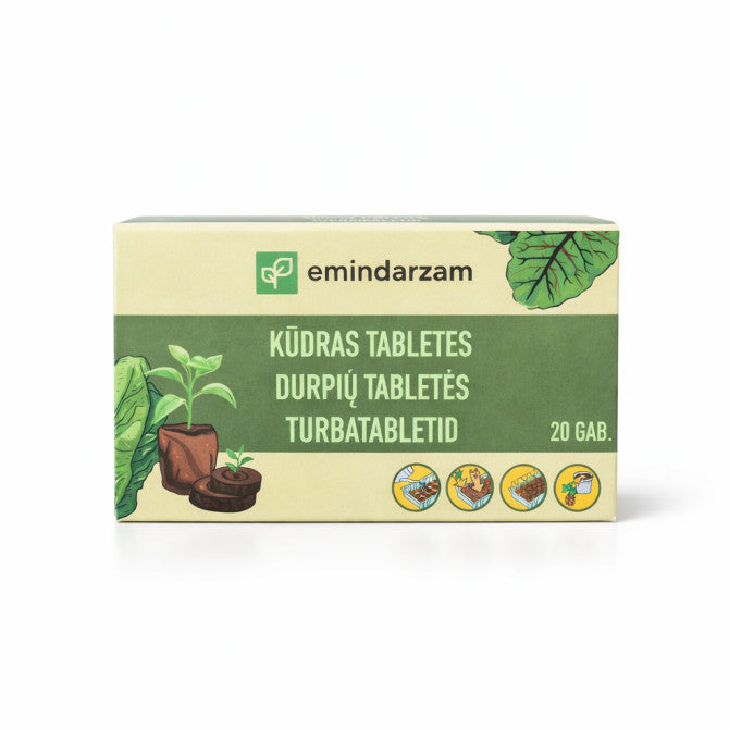 Kūdras tabletītes 20gab