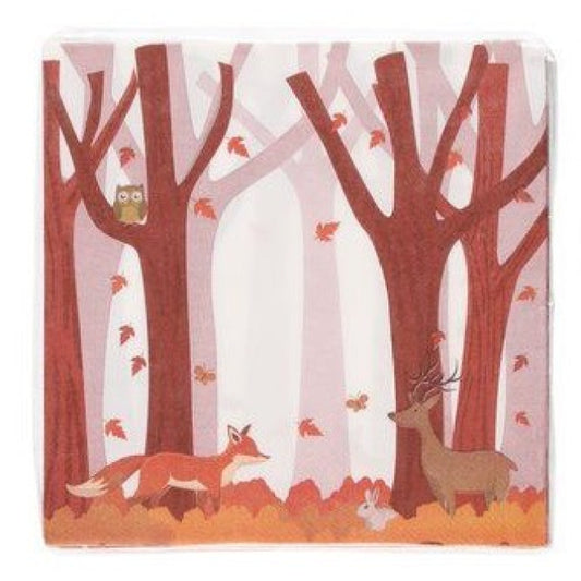 Salvetes Rudens lapkritis 33x33cm 20gab