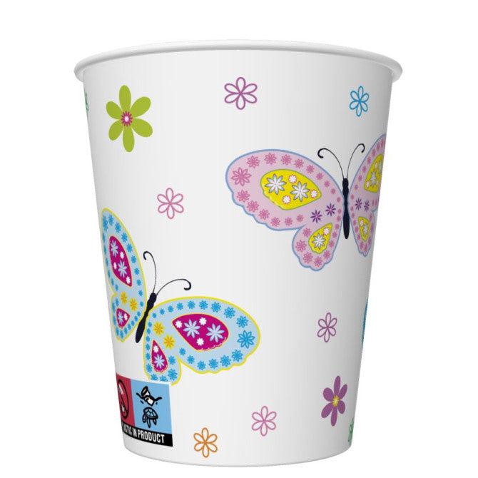 Papīra glāzes Taurentiņi 250ml 8gab
