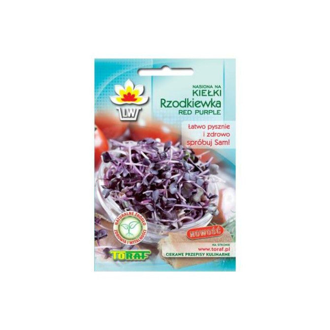 Diedzējamās sēklas REDĪSI RED PURPPLE 10g IT45176CIN0AM;IT45817CIN0AM