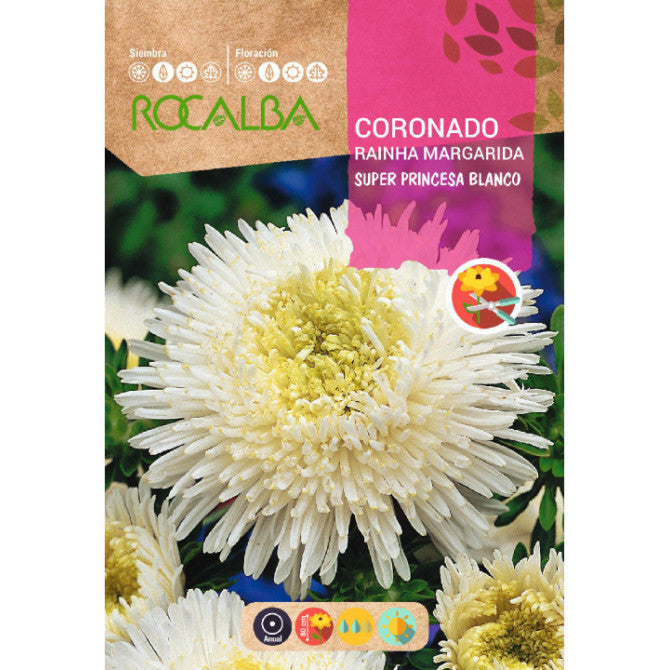 Asteres(ROCALBA) baltas Super Princesa 2g