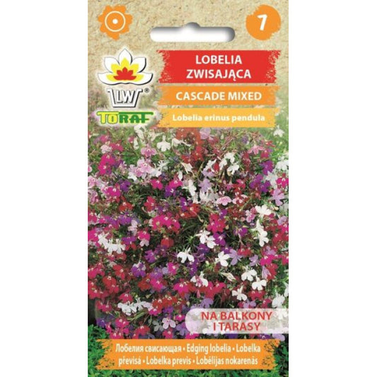 Lobēlijas nokarenās Cascade mix 0.1g