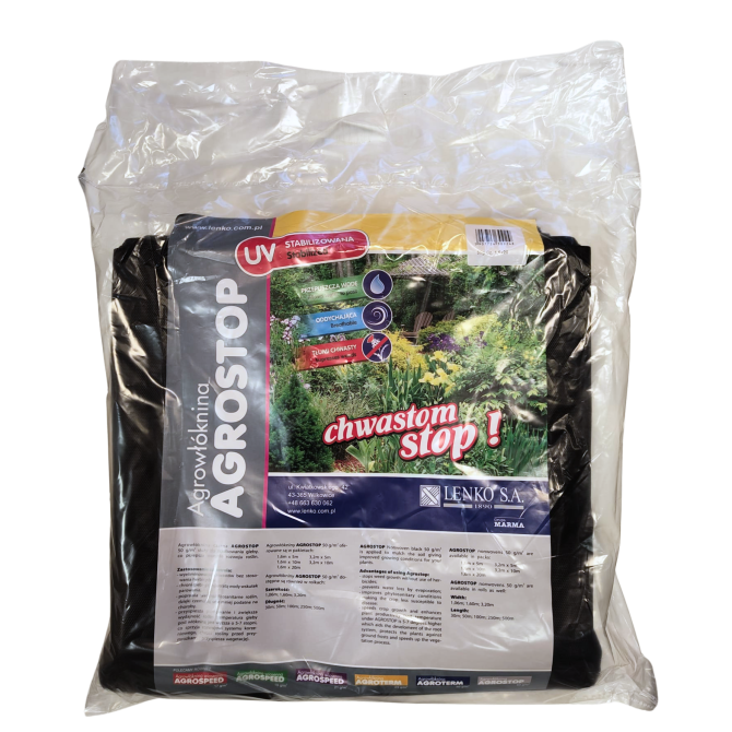 PAKA Agroplēve melna 1.6x20m 50g