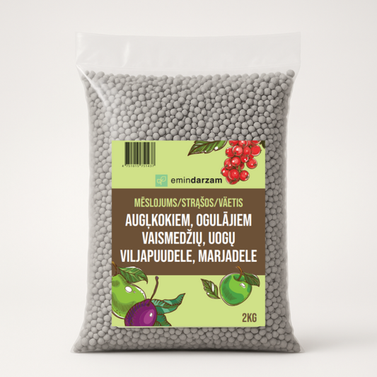 2kg Mēslojums Augļu Kokiem un Ogulājiem
