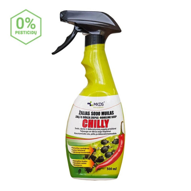 ČILLI zaļās ziepes 500ml